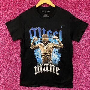 Gucci Mane Hip-Hop Fire Poster T-Shirt Small